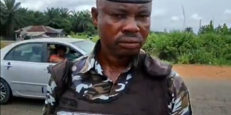 Officer in Extortion video