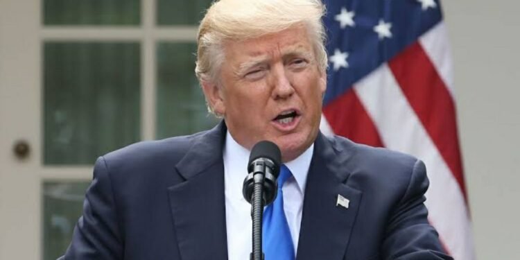 President Trump as Chad suspends visas to US