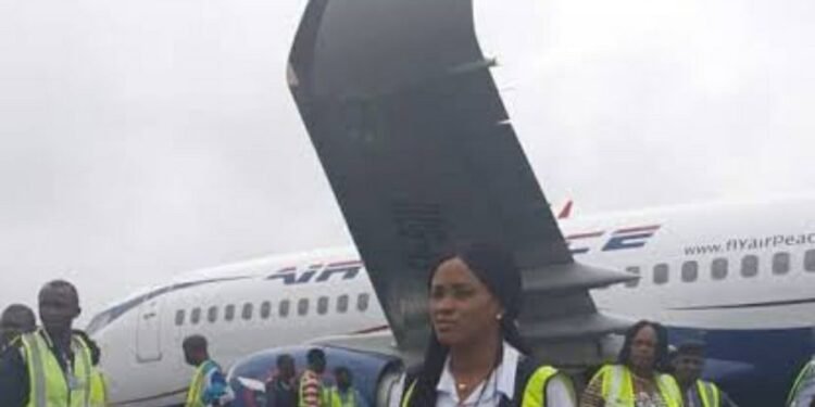 Air Peace Plane crash lands