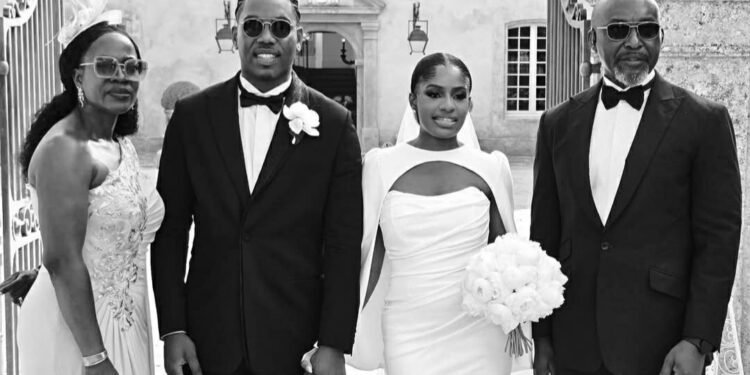 Obijackson’s daughter weds Emma Bishop’s son in France. Igbo