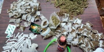 Drug den busted in Oko