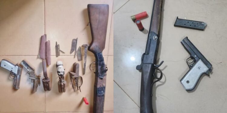 Police arrest gun repairers and other suspects recover guns