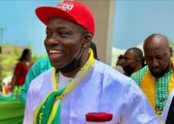 Governor Chukwuma Soludo laughing as APGA and Solution Marshal set to deliver 326 wards to Soludo