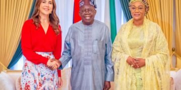 President Bola Tinubu welcomes Queen Mary Elizabeth of Denmark