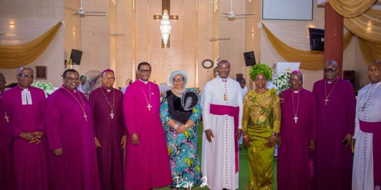 Primate Henry Ndukuba and Bishop Owen Nwokolo