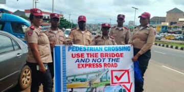 FRSC sensitizes Anambra residents on use of pedestrian bridge