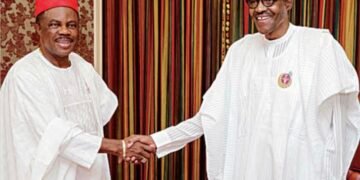 Willie Obiano and Muhammadu Buhari