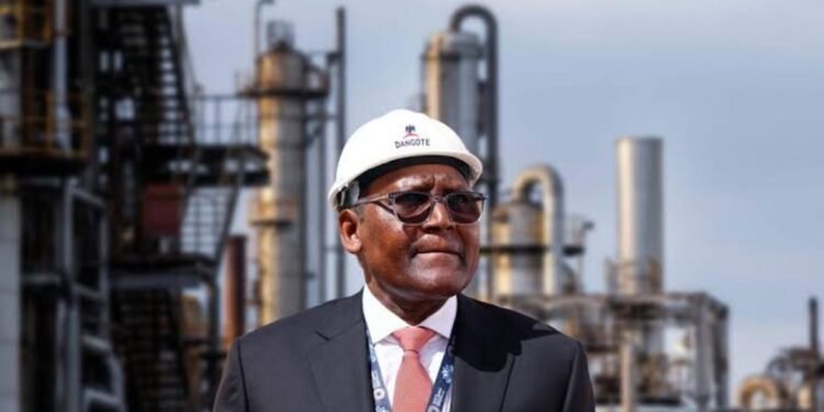 Aliko Dangote in Dangote Refinery