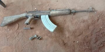 AK-47 Rifle recover in building in Anambra