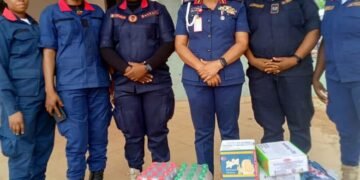 NSCDC Visits orphanage and hospital in Anambra