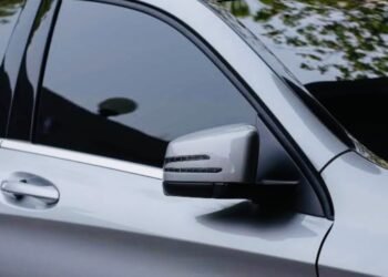 Vehicle with tinted glass