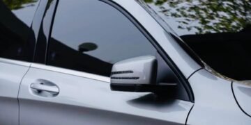Vehicle with tinted glass
