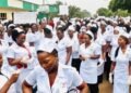 Nurses on strike