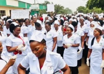 Nurses on strike