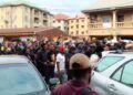 VeryDarkMan holds candlelight in Anambra
