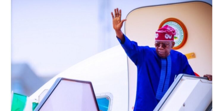 Tinubu Departs on Two-Nation Tour