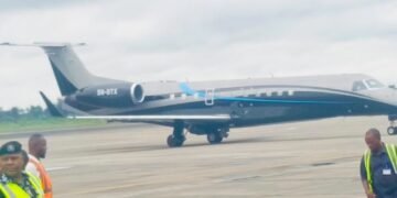 Aircraft carrying Governor Siminalayi Fubara