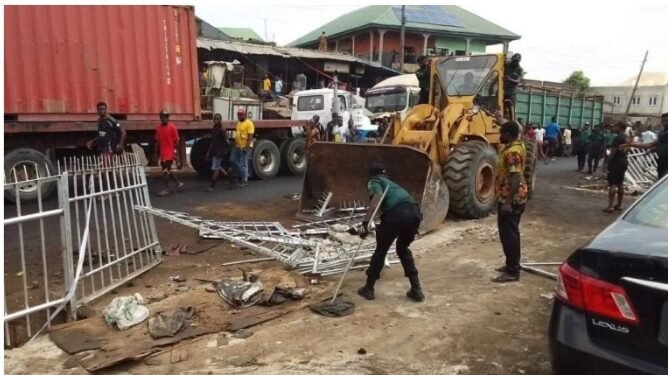 ‎Shanties Cleared Across Anambra State during Environmental Cleanup