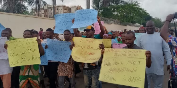 Anambra Land Grabbing Protest: Umuneri Community Cries Out Against ASHDC