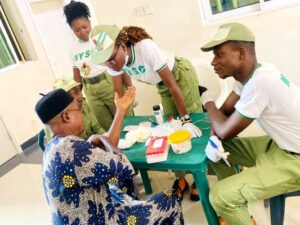 NYSC Free Healthcare Outreach: 120 Benefit from HIRD in Anambra Community
