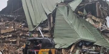 Anambra Hostel Collapse Leaves Students Trapped in Three-Storey Building