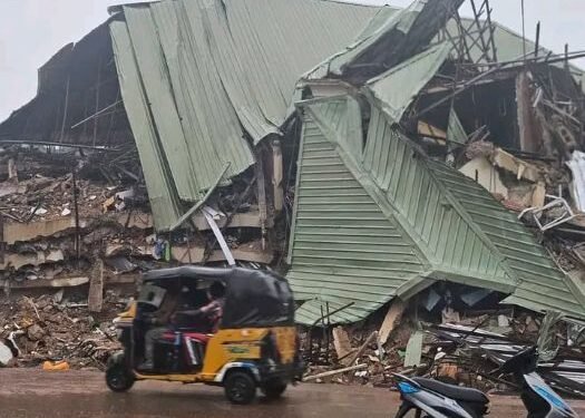Anambra Hostel Collapse Leaves Students Trapped in Three-Storey Building